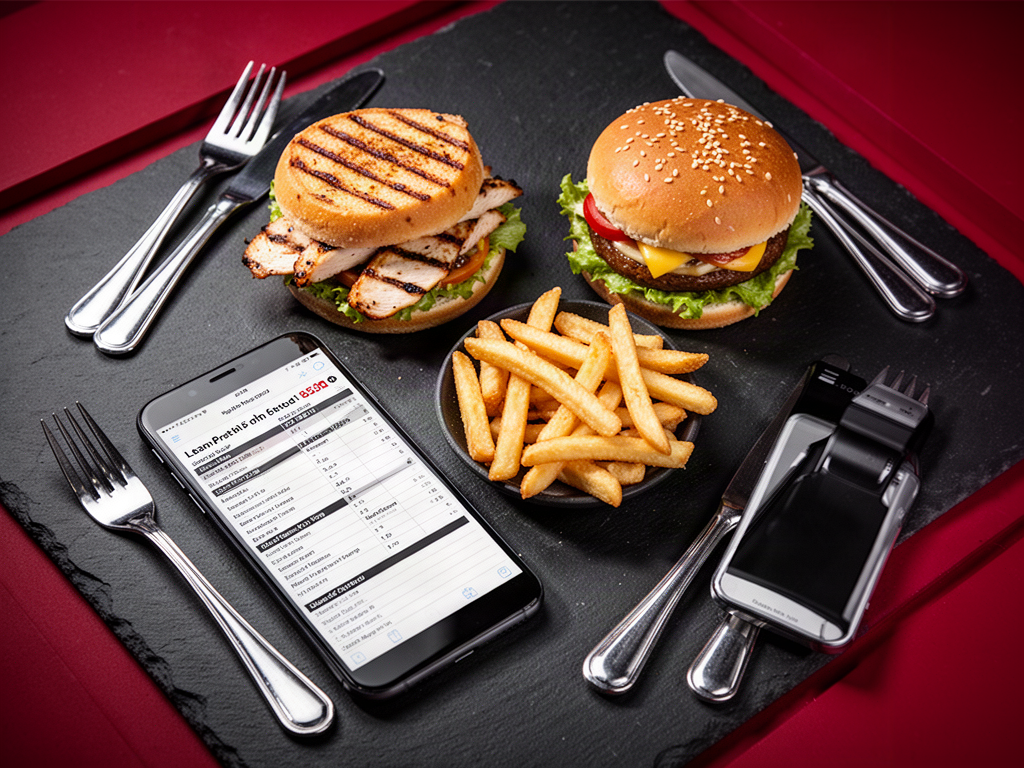 High-protein fast food meal